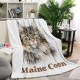 Domgoge Cuddly Blanket with Cat Blanket for Children Girls Flannel Fleece Blanket with Cute Cat for Cat Lovers Plush Blanket Cat Gift Fluffy Blankets Sofa Couch Domgoge Cuddly Blanket with Cat Blanket for Children Girls Flannel Fleece Blanket with Cute Cat for Cat Lovers Plush Blanket Cat Gift Fluffy Blankets Sofa Couch