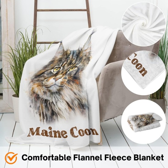 Domgoge Cuddly Blanket with Cat Blanket for Children Girls Flannel Fleece Blanket with Cute Cat for Cat Lovers Plush Blanket Cat Gift Fluffy Blankets Sofa Couch Domgoge Cuddly Blanket with Cat Blanket for Children Girls Flannel Fleece Blanket with Cute Cat for Cat Lovers Plush Blanket Cat Gift Fluffy Blankets Sofa Couch