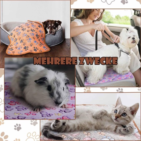 Duscdesp Guinea Pig Blanket, Pack of 3 Small Washable Small Animal Fleece Bed Mat, Reusable Pet Blankets, Fleece Blankets, Cage Inserts for Hamsters, Rabbits, Kittens (60 x 40 cm) Duscdesp Guinea Pig Blanket, Pack of 3 Small Washable Small Animal Fleece Bed Mat, Reusable Pet Blankets, Fleece Blankets, Cage Inserts for Hamsters, Rabbits, Kittens (60 x 40 cm)