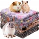 Duscdesp Guinea Pig Blanket, Pack of 3 Small Washable Small Animal Fleece Bed Mat, Reusable Pet Blankets, Fleece Blankets, Cage Inserts for Hamsters, Rabbits, Kittens (60 x 40 cm) Duscdesp Guinea Pig Blanket, Pack of 3 Small Washable Small Animal Fleece Bed Mat, Reusable Pet Blankets, Fleece Blankets, Cage Inserts for Hamsters, Rabbits, Kittens (60 x 40 cm)