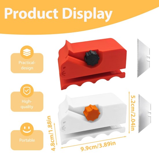 EIHI Pack of 2 Cat Scratching Board Cutter, Cardboard Cutter, Cat Scratching Board Cutter, DIY, Cat Scratching Board Cutting Card, Recycling Cutting Tool (Red and White) EIHI Pack of 2 Cat Scratching Board Cutter, Cardboard Cutter, Cat Scratching Board Cutter, DIY, Cat Scratching Board Cutting Card, Recycling Cutting Tool (Red and White)