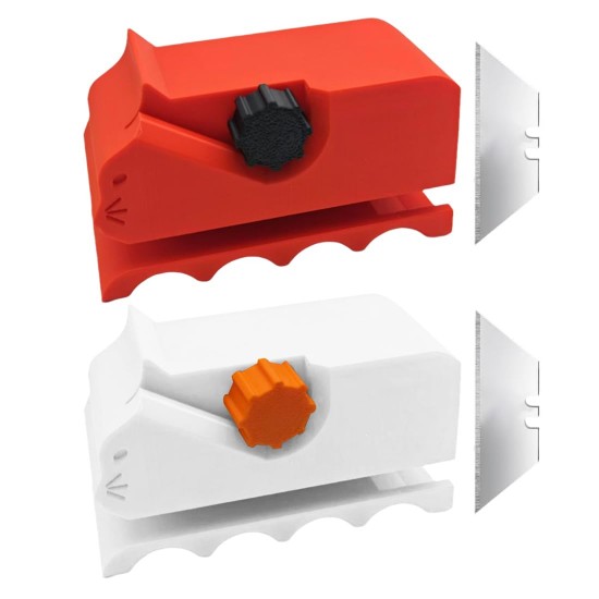 EIHI Pack of 2 Cat Scratching Board Cutter, Cardboard Cutter, Cat Scratching Board Cutter, DIY, Cat Scratching Board Cutting Card, Recycling Cutting Tool (Red and White) EIHI Pack of 2 Cat Scratching Board Cutter, Cardboard Cutter, Cat Scratching Board Cutter, DIY, Cat Scratching Board Cutting Card, Recycling Cutting Tool (Red and White)