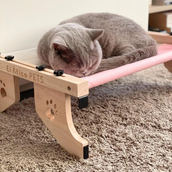 EL ÁTICO PETS Cat Hammock, Hammock for Cat, Window, Hanging on 2 Legs or Floor with 4 Legs, Cat Bed, Radiator, Hammock, Window for Cats, Large Cat Bed EL ÁTICO PETS Cat Hammock, Hammock for Cat, Window, Hanging on 2 Legs or Floor with 4 Legs, Cat Bed, Radiator, Hammock, Window for Cats, Large Cat Bed