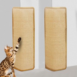 Editbar Pack of 2 Cat Scratching Mat, Sisal Scratching Mat, 60 x 30 cm, Wall Cat Scratching Board, Sisal Doormat Carpet Mat for Sofa Furniture Door Scratch Protection Cat Scratch Protection Suitable Editbar Pack of 2 Cat Scratching Mat, Sisal Scratching Mat, 60 x 30 cm, Wall Cat Scratching Board, Sisal Doormat Carpet Mat for Sofa Furniture Door Scratch Protection Cat Scratch Protection Suitable
