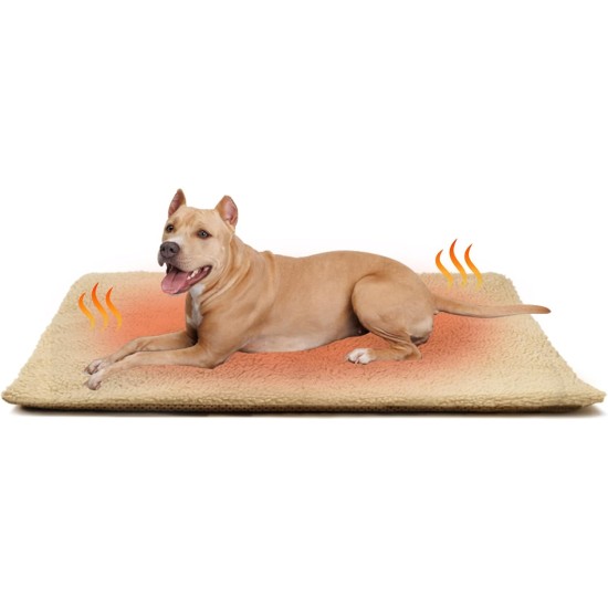 Electric Blanket Dogs 60 x 90 cm, Self-Heating Blanket for Cats and Dogs, Heat Blanket Cat Extra Warm & Soft, Self-Warming Blanket, Thermal Blanket, Dog Bed, Silent Electric Blanket Dogs 60 x 90 cm, Self-Heating Blanket for Cats and Dogs, Heat Blanket Cat Extra Warm & Soft, Self-Warming Blanket, Thermal Blanket, Dog Bed, Silent