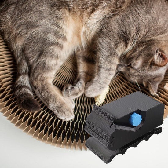 Enwye 3D-Gedruckter Kartonschneider, Katzenkratzschneider, DIY-Katzenkratzwerkzeug Zum Selbermachen, Recycelter Karton (schwarz) Enwye 3D-Gedruckter Kartonschneider, Katzenkratzschneider, DIY-Katzenkratzwerkzeug Zum Selbermachen, Recycelter Karton (schwarz)