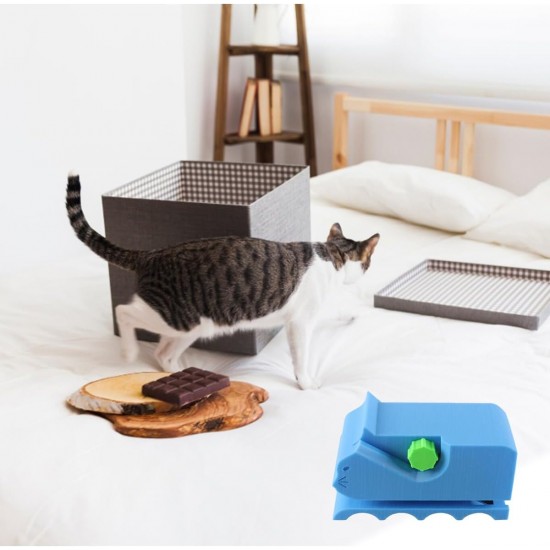 Enwye 3D-Gedruckter Kartonschneider, Katzenkratzschneider, DIY-Katzenkratzwerkzeug Zum Selbermachen, Recycelter Karton (blau) Enwye 3D-Gedruckter Kartonschneider, Katzenkratzschneider, DIY-Katzenkratzwerkzeug Zum Selbermachen, Recycelter Karton (blau)