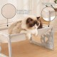 FEUFOAM Pet Cat Hammock Wooden Large Cat Hammock Breathable Washable Raised Dog Bed Rustic Vintage Cat Lounger Play Beds Furniture Lightweight Indoor Outdoor FEUFOAM Pet Cat Hammock Wooden Large Cat Hammock Breathable Washable Raised Dog Bed Rustic Vintage Cat Lounger Play Beds Furniture Lightweight Indoor Outdoor