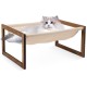 FEUFOAM Pet Cat Hammock Wooden Large Cat Hammock Breathable Washable Raised Dog Bed Rustic Vintage Cat Lounger Play Beds Furniture Lightweight Indoor Outdoor FEUFOAM Pet Cat Hammock Wooden Large Cat Hammock Breathable Washable Raised Dog Bed Rustic Vintage Cat Lounger Play Beds Furniture Lightweight Indoor Outdoor