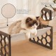 FEUFOAM Pet Cat Hammock Wooden Large Cat Hammock Breathable Washable Raised Dog Bed Rustic Vintage Cat Lounger Play Beds Furniture Lightweight Indoor Outdoor FEUFOAM Pet Cat Hammock Wooden Large Cat Hammock Breathable Washable Raised Dog Bed Rustic Vintage Cat Lounger Play Beds Furniture Lightweight Indoor Outdoor