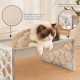 FEUFOAM Pet Cat Hammock Wooden Large Cat Hammock Breathable Washable Raised Dog Bed Rustic Vintage Cat Lounger Play Beds Furniture Lightweight Indoor Outdoor FEUFOAM Pet Cat Hammock Wooden Large Cat Hammock Breathable Washable Raised Dog Bed Rustic Vintage Cat Lounger Play Beds Furniture Lightweight Indoor Outdoor