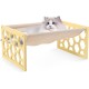FEUFOAM Pet Cat Hammock Wooden Large Cat Hammock Breathable Washable Raised Dog Bed Rustic Vintage Cat Lounger Play Beds Furniture Lightweight Indoor Outdoor FEUFOAM Pet Cat Hammock Wooden Large Cat Hammock Breathable Washable Raised Dog Bed Rustic Vintage Cat Lounger Play Beds Furniture Lightweight Indoor Outdoor