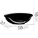 FORNOR 75090 Comfy Pet Bed, Green, 58 x 37 x 16 cm
