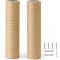 FUKUFUKUMARU Cat Scratching Posts Replacement Pack of 2, 9 x 37 cm Natural Jute Rope Scratching Post Refill with M8 ScrewsMARU Cat Scratching Post Wall FUKUFUKUMARU Cat Scratching Posts Replacement Pack of 2, 9 x 37 cm Natural Jute Rope Scratching Post Refill with M8 ScrewsMARU Cat Scratching Post Wall