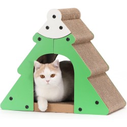 FUKUMARU Cat Scratching Board, High Cat Scratching Board Made of Corrugated Cardboard, Mountain Shape Vertical Cat Lounger Scratching Cardboard, Cat Scrathing Pad for Indoor Large Cats, Pets FUKUMARU Cat Scratching Board, High Cat Scratching Board Made of Corrugated Cardboard, Mountain Shape Vertical Cat Lounger Scratching Cardboard, Cat Scrathing Pad for Indoor Large Cats, Pets