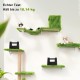 FUKUMARU Climbing Wall Cats, Cat Wall Elements, Climbing Wall Set, 10 Pieces, with Hanging Bridge with Non-Slip, Sturdy Scratching Posts with Jute, Rest and Hammock, up to 18 kg, Grey FUKUMARU Climbing Wall Cats, Cat Wall Elements, Climbing Wall Set, 10 Pieces, with Hanging Bridge with Non-Slip, Sturdy Scratching Posts with Jute, Rest and Hammock, up to 18 kg, Grey