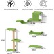 FUKUMARU Climbing Wall Cats, Cat Wall Elements, Climbing Wall Set, 10 Pieces, with Hanging Bridge with Non-Slip, Sturdy Scratching Posts with Jute, Rest and Hammock, up to 18 kg, Grey FUKUMARU Climbing Wall Cats, Cat Wall Elements, Climbing Wall Set, 10 Pieces, with Hanging Bridge with Non-Slip, Sturdy Scratching Posts with Jute, Rest and Hammock, up to 18 kg, Grey