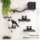 FUKUMARU Climbing Wall Cats, Cat Wall Elements, Climbing Wall Set, 10 Pieces, with Hanging Bridge with Non-Slip, Sturdy Scratching Posts with Jute, Rest and Hammock, up to 18 kg, Grey FUKUMARU Climbing Wall Cats, Cat Wall Elements, Climbing Wall Set, 10 Pieces, with Hanging Bridge with Non-Slip, Sturdy Scratching Posts with Jute, Rest and Hammock, up to 18 kg, Grey