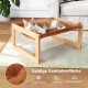 FUKUMARU Raised Cat Bed and Dog Bed, Large and Breathable, Made of High-Quality Birch Plywood, 53 W x 42 L x 25 H cm, Ideal for Cats and Small Dogs FUKUMARU Raised Cat Bed and Dog Bed, Large and Breathable, Made of High-Quality Birch Plywood, 53 W x 42 L x 25 H cm, Ideal for Cats and Small Dogs