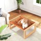 FUKUMARU Raised Cat Bed and Dog Bed, Large and Breathable, Made of High-Quality Birch Plywood, 53 W x 42 L x 25 H cm, Ideal for Cats and Small Dogs FUKUMARU Raised Cat Bed and Dog Bed, Large and Breathable, Made of High-Quality Birch Plywood, 53 W x 42 L x 25 H cm, Ideal for Cats and Small Dogs