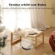 FUKUMARU Raised Cat Bed and Dog Bed, Large and Breathable, Made of High-Quality Birch Plywood, 53 W x 42 L x 25 H cm, Ideal for Cats and Small Dogs FUKUMARU Raised Cat Bed and Dog Bed, Large and Breathable, Made of High-Quality Birch Plywood, 53 W x 42 L x 25 H cm, Ideal for Cats and Small Dogs
