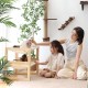 FUKUMARU Raised Cat Bed and Dog Bed, Large and Breathable, Made of High-Quality Birch Plywood, 53 W x 42 L x 25 H cm, Ideal for Cats and Small Dogs FUKUMARU Raised Cat Bed and Dog Bed, Large and Breathable, Made of High-Quality Birch Plywood, 53 W x 42 L x 25 H cm, Ideal for Cats and Small Dogs