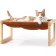 FUKUMARU Raised Cat Bed and Dog Bed, Large and Breathable, Made of High-Quality Birch Plywood, 53 W x 42 L x 25 H cm, Ideal for Cats and Small Dogs FUKUMARU Raised Cat Bed and Dog Bed, Large and Breathable, Made of High-Quality Birch Plywood, 53 W x 42 L x 25 H cm, Ideal for Cats and Small Dogs