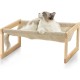 FUKUMARU Raised Cat Bed and Dog Bed, Large and Breathable, Made of High-Quality Birch Plywood, 53 W x 42 L x 25 H cm, Ideal for Cats and Small Dogs FUKUMARU Raised Cat Bed and Dog Bed, Large and Breathable, Made of High-Quality Birch Plywood, 53 W x 42 L x 25 H cm, Ideal for Cats and Small Dogs