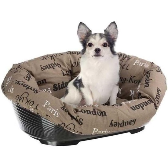 Ferplast 70222999ZP Sofa 2 Cat Bed Blue Checked Ferplast 70222999ZP Sofa 2 Cat Bed Blue Checked