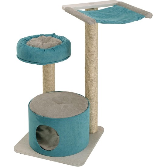 Ferplast Amir Cat Scratching Post, 50 x 50 x 102.5 cm, Brown Ferplast Amir Cat Scratching Post, 50 x 50 x 102.5 cm, Brown