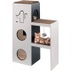 Ferplast Amir Cat Scratching Post, 50 x 50 x 102.5 cm, Brown Ferplast Amir Cat Scratching Post, 50 x 50 x 102.5 cm, Brown