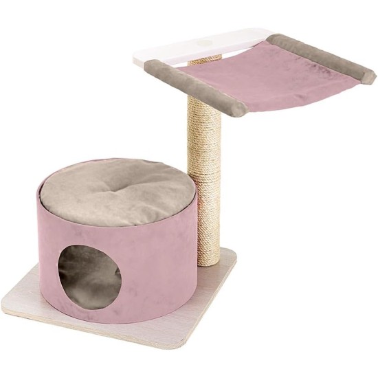 Ferplast Amir Cat Scratching Post, 50 x 50 x 102.5 cm, Brown Ferplast Amir Cat Scratching Post, 50 x 50 x 102.5 cm, Brown