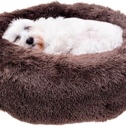 Ferplast Dog Cushion Cat Sleeping Place Round Fluffy Cat Cushion Soft Plush Cat Basket 60 x 14 cm Brown Ferplast Dog Cushion Cat Sleeping Place Round Fluffy Cat Cushion Soft Plush Cat Basket 60 x 14 cm Brown