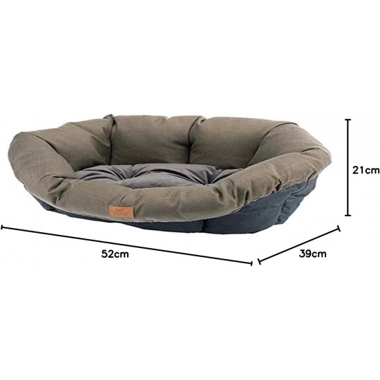 Ferplast Ferplast Sofa Cushion for Dogs and Cats, Padded Cover, Soft Washable Cotton Padding, Adjustable with Elastic Band, 52 x 39 x H 21 cm, Brown Ferplast Ferplast Sofa Cushion for Dogs and Cats, Padded Cover, Soft Washable Cotton Padding, Adjustable with Elastic Band, 52 x 39 x H 21 cm, Brown