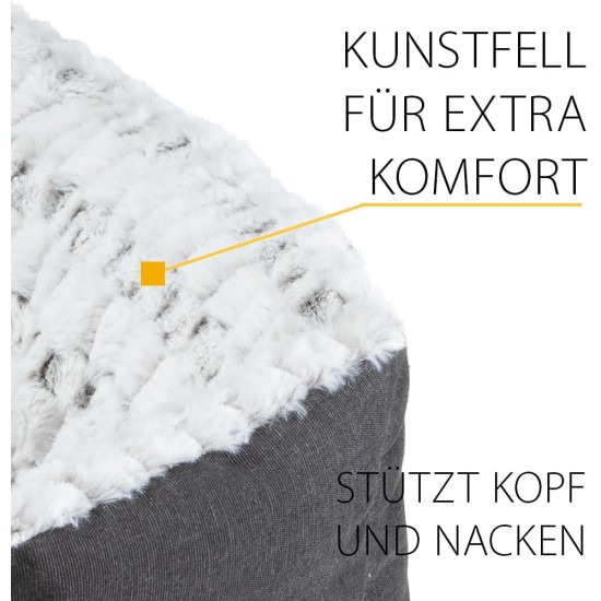 Ferplast Hundekissen Hundesofa Hundebett für Mittelgroße Hunde Katzenkissen Katzenbett Flauschig Plüsch Weich Waschbar 55 x 48 x h 18 cm. Ferplast Hundekissen Hundesofa Hundebett für Mittelgroße Hunde Katzenkissen Katzenbett Flauschig Plüsch Weich Waschbar 55 x 48 x h 18 cm.