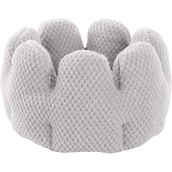 Flamingo Jacquard Sleeping Area - Round Grey | Soft, Cosy & Stylish for Cats & Small Dogs! Flamingo Jacquard Sleeping Area - Round Grey | Soft, Cosy & Stylish for Cats & Small Dogs!