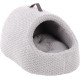 Flamingo Jacquard Sleeping Area - Round Grey | Soft, Cosy & Stylish for Cats & Small Dogs! Flamingo Jacquard Sleeping Area - Round Grey | Soft, Cosy & Stylish for Cats & Small Dogs!