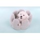 Flamingo Jacquard Sleeping Area - Round Grey | Soft, Cosy & Stylish for Cats & Small Dogs! Flamingo Jacquard Sleeping Area - Round Grey | Soft, Cosy & Stylish for Cats & Small Dogs!