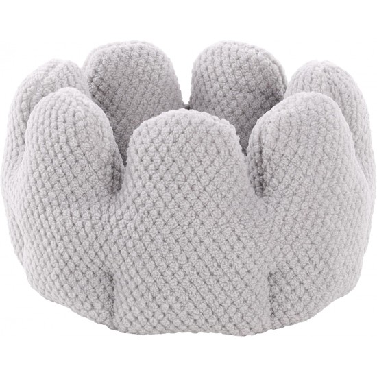 Flamingo Jacquard Sleeping Area - Round Grey | Soft, Cosy & Stylish for Cats & Small Dogs! Flamingo Jacquard Sleeping Area - Round Grey | Soft, Cosy & Stylish for Cats & Small Dogs!