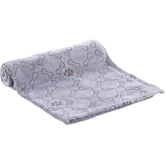 Flamingo Marva Blanket Rectangular Grey 100 x 70 x 0.5 cm Flamingo Marva Blanket Rectangular Grey 100 x 70 x 0.5 cm