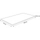 Flamingo Marva Blanket Rectangular Grey 100 x 70 x 0.5 cm Flamingo Marva Blanket Rectangular Grey 100 x 70 x 0.5 cm