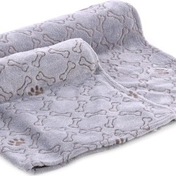 Flamingo Marva Blanket Rectangular Grey 100 x 70 x 0.5 cm Flamingo Marva Blanket Rectangular Grey 100 x 70 x 0.5 cm