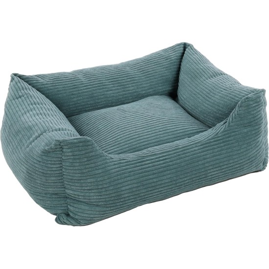 Flamingo Rectangular Velutto Basket Blue - 65 x 50 cm Ideal for French Bulldogs, Dachshunds, Beagles and Cats, Luxury Comfort and Stylish Design Flamingo Rectangular Velutto Basket Blue - 65 x 50 cm Ideal for French Bulldogs, Dachshunds, Beagles and Cats, Luxury Comfort and Stylish Design