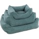 Flamingo Rectangular Velutto Basket Blue - 65 x 50 cm Ideal for French Bulldogs, Dachshunds, Beagles and Cats, Luxury Comfort and Stylish Design Flamingo Rectangular Velutto Basket Blue - 65 x 50 cm Ideal for French Bulldogs, Dachshunds, Beagles and Cats, Luxury Comfort and Stylish Design