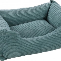 Flamingo Rectangular Velutto Basket Blue - 65 x 50 cm Ideal for French Bulldogs, Dachshunds, Beagles and Cats, Luxury Comfort and Stylish Design Flamingo Rectangular Velutto Basket Blue - 65 x 50 cm Ideal for French Bulldogs, Dachshunds, Beagles and Cats, Luxury Comfort and Stylish Design