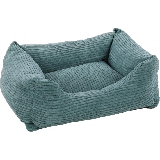 Flamingo Rectangular Velutto Basket Blue - 65 x 50 cm Ideal for French Bulldogs, Dachshunds, Beagles and Cats, Luxury Comfort and Stylish Design Flamingo Rectangular Velutto Basket Blue - 65 x 50 cm Ideal for French Bulldogs, Dachshunds, Beagles and Cats, Luxury Comfort and Stylish Design