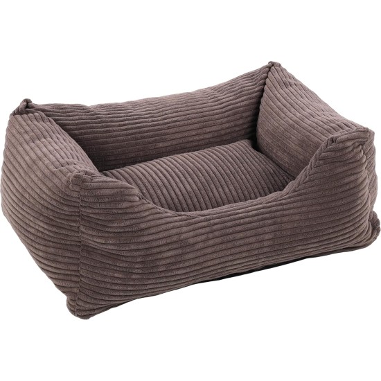Flamingo Rectangular Velutto Basket Blue - 65 x 50 cm Ideal for French Bulldogs, Dachshunds, Beagles and Cats, Luxury Comfort and Stylish Design Flamingo Rectangular Velutto Basket Blue - 65 x 50 cm Ideal for French Bulldogs, Dachshunds, Beagles and Cats, Luxury Comfort and Stylish Design