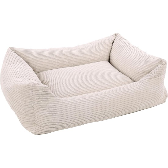 Flamingo Rectangular Velutto Basket Blue - 65 x 50 cm Ideal for French Bulldogs, Dachshunds, Beagles and Cats, Luxury Comfort and Stylish Design Flamingo Rectangular Velutto Basket Blue - 65 x 50 cm Ideal for French Bulldogs, Dachshunds, Beagles and Cats, Luxury Comfort and Stylish Design