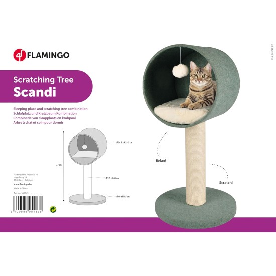 Flamingo Scandi 560549 Cat Scratching Post Flamingo Scandi 560549 Cat Scratching Post