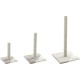 Flamingo Wilma Grey Cat Scratching Post - 58 x 33 x 69 cm - Cat Pole - Hammock and Padded Platform - Toy with Bell for More Fun